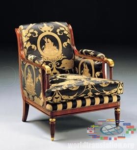 Furniture with gilding